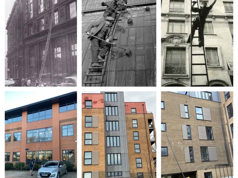 window cleaning in history